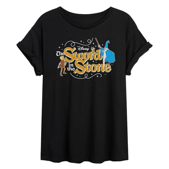 Disney - Sword In The Stone Character Group - Juniors Ideal Flowy Muscle T-Shirt