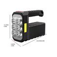 thumbnail image 3 of Kyusrd Summer Outdoor Patio Deals！Rechargeable 6 LED Handheld Solar Flashlight With COB Sidelight High Lumens 3 Modes Searchlight Portable Lightweight Spotlight For Fishing Outdoor, 3 of 3