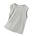 thumbnail image 5 of Boys Ice Silk Mesh Sleeveless Tank Top, Thin Breathable Solid Vest For Big‑Kids Summer Sports & Outside Play, 5 of 6