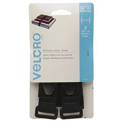 1'' x 27'' Elastic All-Purpose VELCRO® Brand VELSTRAP® Strap 2 pack