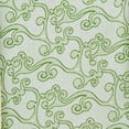 thumbnail image 7 of Jacob Alexander Men's Woven Bold Vine Pattern Slim 2.5 inch Width Neck Tie - Green, 7 of 7