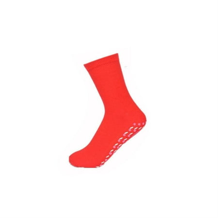 

Self-Heating Socks with Bottom Massage Points Anti-Slip Winter Warm Heat Insulated Stockings Above Ankle for Cold Feet Red