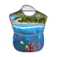 thumbnail image 2 of Easygdp Island And Coral Reef Bibs For Babies, Baby Bibs for Eating, Toddler Bibs, Waterproof Bibs, Feeding Bibs, for Toddlers, Boys, Girls, 2 of 8