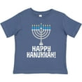 thumbnail image 3 of Inktastic Happy Hanukkah Menorah Boys or Girls Toddler T-Shirt, 3 of 5