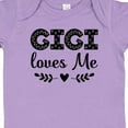 thumbnail image 4 of Inktastic Gigi Loves Me Baby Girl Clothes Girls Baby Bodysuit, 4 of 5