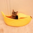 thumbnail image 6 of Opolski Creative Banana Shape Pet Dog Cats Nest Soft Winter Puppy Kitten Warm House Bed, 6 of 8