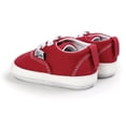 thumbnail image 5 of Baby Canvas Shoes Infant Girls Boys Sneakers Toddler First Walkers Slip On Newborn Crib Shoes(Red,6-12 Months), 5 of 6