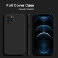 thumbnail image 4 of Phone Case Compatible for iPhone 12 Pro Max 6.7 Inch, Slim Fit Cases Soft TPU Bumper Protective Cover, Black, 4 of 10