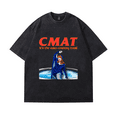 thumbnail image 2 of CMAT It's the Euro-Country Tour 2025 Cotton Vintage Wash Tee Shirt Crewneck  Short Sleeved, 2 of 4