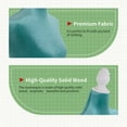 thumbnail image 6 of Mannequin Body Female, Dress Form Mannequin Torso Manikin with 49.6-63.6 inch Height Adjustable Wooden Tripod Stand, High Density Foam Portable Display Mannequin for Sewing Dress Display, Green, 6 of 7