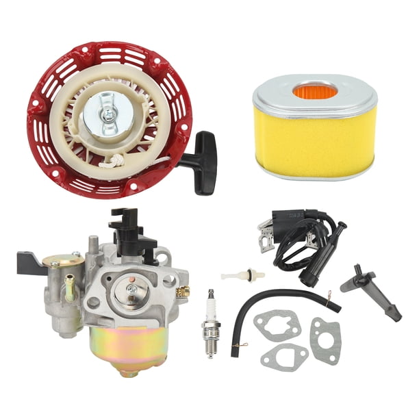 Kit de carburador GX160 arranque de retroceso bobina de encendido bujía filtro de aire para GX140 GX160 GX200 GX168 GX168F Jadeshay A