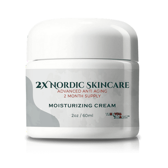 2x Nordic Skincare Cream - 2 Month Supply - Anti Aging Face Cream - Firm & Hydrate - Vitamin A, Collagen, & Ceramide Infused Anti-Aging Moisturizing Cream - Anti-Wrinkle - Vitamin C for Dark Spots