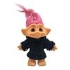 Trolls Doll with Hair and Clothes, Trolls Party Supplies, Kids Action Figures - Pink Hair