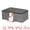 Grey 21.5*8.5*12.5in, variant on Unique Bargains 1 Pack Clothes Storage Storage Bags Grey 21.5*8.5*12.5in