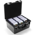 thumbnail image 1 of Bheddi Graded Card Storage Box - Sports Trading Card Slab Case Compatible with PSA CSG BGS SGC Magnetic Card Holder & Top Loaders, Waterproof Boxes - 3 Custom Graded Cards Case Compar, 1 of 7