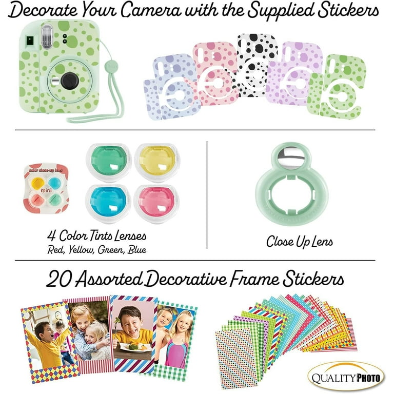 Fujifilm Instax Mini 12 Instant Camera with Case, Decoration