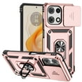 thumbnail image 1 of ShellTech Case for Motorola Moto G Stylus 5G 2025,Shockproof TPU+PC Case Ring Holder Kickstand Military Drop Protection Cover,Rosegold, 1 of 8