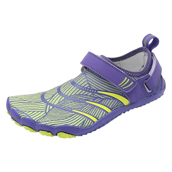 VBARHMQRT Steel Toe Sneakers Suxi Shoes Women's Breathable Swimming and Diving Shoes Wading Five Finger Jumping Rope Shoes Quick Drying Beach Shoes Couple Style