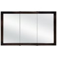 thumbnail image 6 of Design House 48" Wood Mirrored Wall Mount Bathroom Medicine Cabinet, Espresso, 6 of 17