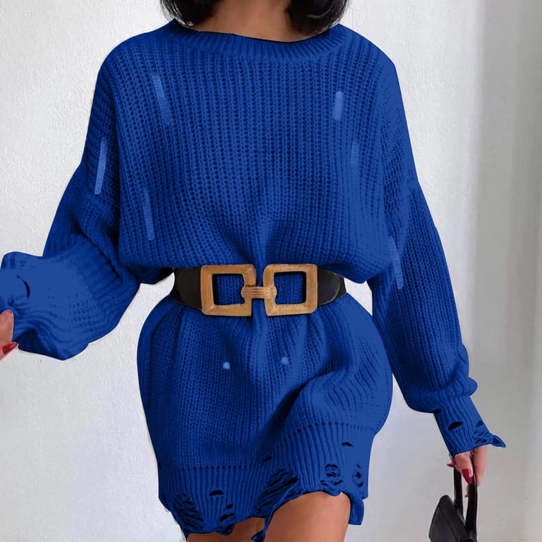 distressed long sleeve dress Iro Paris Distressed Long-sleeve Dress
