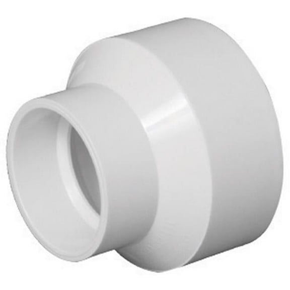 Charlotte Pipe & Foundry PVC001021200HA PVC-DWV Reducing Coupling  4 x 2 in.