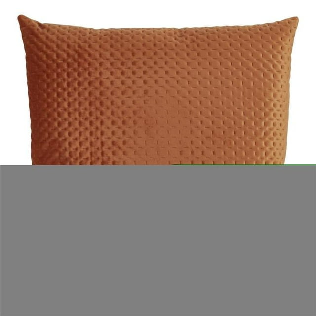 Saro 9036.RU22S 22 in. Pinsonic Velvet Square Pillow with Polly Filling, Red