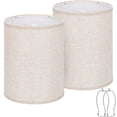 thumbnail image 1 of Set de 2 pantallas de lámpara cilíndricas Seaside Village 25x25x33 cm beige, 1 of 8