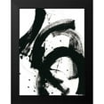 thumbnail image 2 of Vess, June Erica 12x14 Black Modern Framed Museum Art Print Titled - Onyx Gesture II, 2 of 5