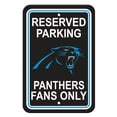 thumbnail image 2 of Carolina Panthers Panneau de Stationnement en Plastique - Stationnement Réservé, 2 of 2