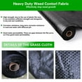 thumbnail image 6 of Weed Cover Landscape Fabric Woven Ground Barrier 6FT x 100FT Heavy-duty Weed Block Gardening Weed Matting Easy Setup & Superior Weed Control for Flower Bed, Yard, Garden, 6 of 7