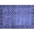 thumbnail image 1 of Ahgly Company Machine Washable Indoor Rectangle Southwestern Blue Country Area Rugs, 5' x 8', 1 of 4