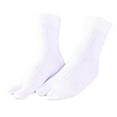 thumbnail image 3 of Elastic Cotton Tabi Socks 2 Toe Socks -Flops Socks Unisex White, 3 of 8