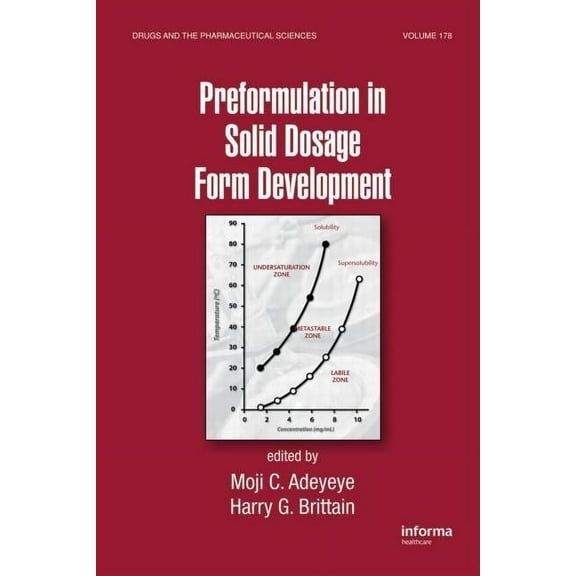 Drugs and the Pharmaceutical Sciences Preformulation in Solid Dosage Form Development, Book 178, (Hardcover)