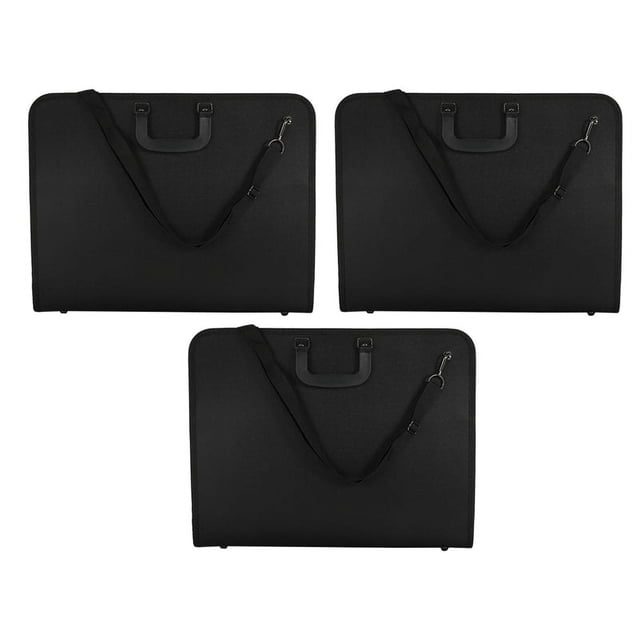 3X A3 Portafolio Carpeta Desplegable Organizador de Archivos Office Document Carry Case