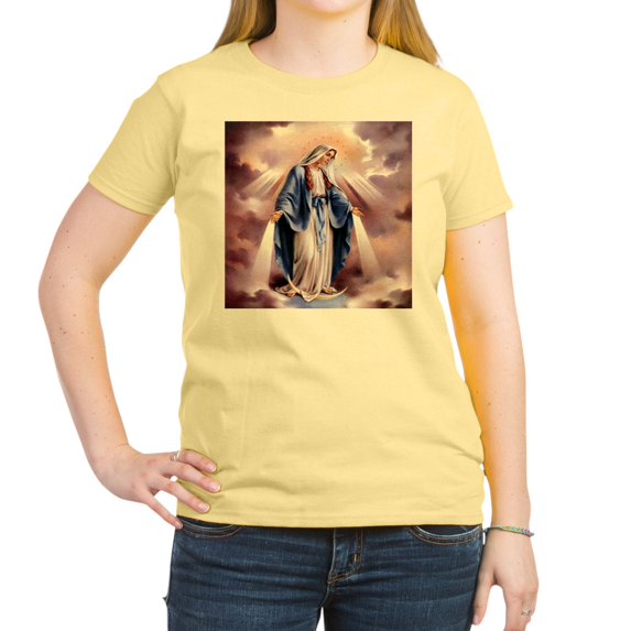 CafePress - Our Lady Women's Pink T Shirt - Women's Classic T-Shirt