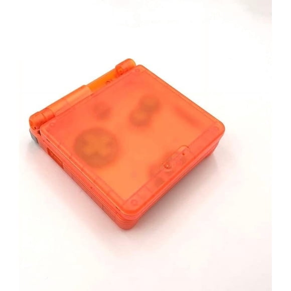 LOVEVER [Video Game Parts] 1pcs Transparent Clear Color Clear White Black Blue  for Gameboy Advance SP Shell for GBA SP Console Housing Case Cover [Replace] (Color   Clear Orange)