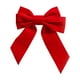 thumbnail image 2 of Adorno Navideño de Terciopelo Rojo con Lazo | 13 X 11 X 1,5 Cm | Material: Tela | Decoración Navideña para Árbol, Caja de Regalo, Puerta, Chimenea | Seguro para Niños E Ignífugo | Incluye Bolsa de Al, 2 of 6