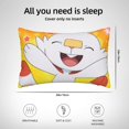 thumbnail image 4 of Funda de almohada Scor-bunny Pok-emon, bonita funda de cojín, juego de cojines traseros de dibujos animados, ropa de cama suave, decoración del hogar, regalos de boda, 20 x 30 pulgadas, 4 of 5