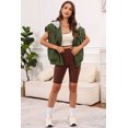 thumbnail image 5 of SHEWIN Puffer Vest for Women Cropped Hooded Zip Up Quilted Sleeveless Jackets Fall Lightweight Coat with Pockets, 5 of 10