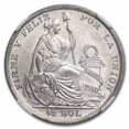 thumbnail image 2 of 1929-LIMA Peru Silver 1/2 Sol MS-62 NGC, 2 of 3