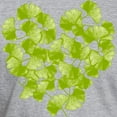 thumbnail image 3 of CafePress - Ginkgo Leaf Heart Fitted T Shirt - Fitted T-Shirt, Vintage Fit Soft Cotton Tee, 3 of 4