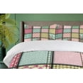 thumbnail image 4 of Ambesonne Shabby Flora Duvet Cover Sets, Square Pieces Tile, 2-King, Multicolor, 4 of 7