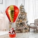 thumbnail image 4 of Globo De Aire Caliente De Papá Noel De Navidad Adornos Colgantes De Navidad Decoración De Globo De Aire Caliente De Navidad Para Navidad Fiesta De Navidad De Año Nuevo matsuzay HA037956-00, 4 of 6