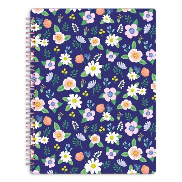 Sweetzer & Orange S&O Lindos Cuadernos En Espiral - Cuaderno En Espiral Con Rayas Universitarias Y Bolsillos - Cuaderno De Tapa Dura Para Mujeres - Lindos Cuadernos Para La Escuela Y El Diario - 80 Pá