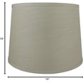 thumbnail image 2 of Urbanest Hardback Linen French Drum Lampshade – 12" Top x 14" Bottom x 10" Slant Height – Light Natural Tone –Spider Fitter- Classic Lampshade for Table Lamps, Floor Lamps & Accent Lighting- 1 Piece, 2 of 3