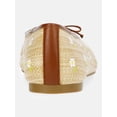 thumbnail image 5 of Free Assembly Women's Raffia Daisy Ballet Flats with Bow, 5 of 9