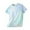 Blue, variant on Kaemgyyd 4-15 Years Girls Boys Athletic T-Shirt Fashion Tie-Dye Short Sleeve Active Workout Gym Running Top for Children