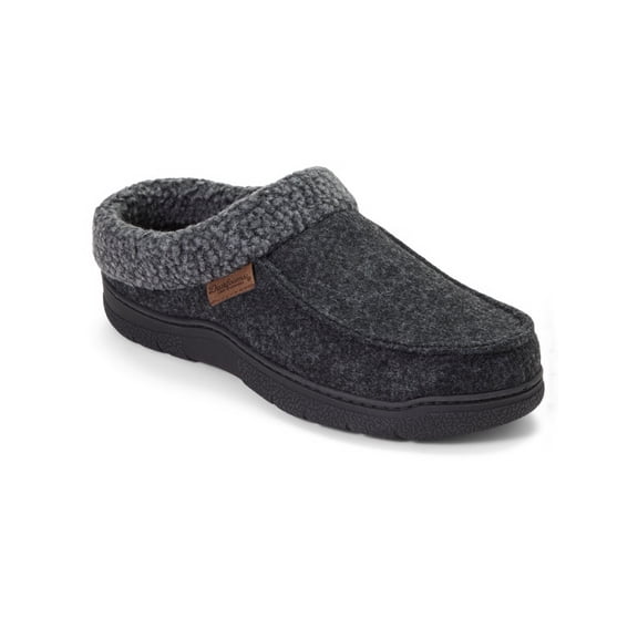 Dearfoams Cozy Comfort Men's Sherpa Moc Toe Clog Slippers
