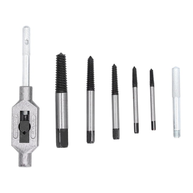 Twister De Grifo De Metal, Juego De Extractores De Tornillos De Rosca Transparente M1-M12 De Acero Al Carbono Para Tuberías De Agua Para Pernos De Cabeza Rota