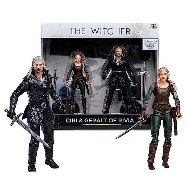 Figuras de acción McFarlane The Witcher Netflix Geralt & Ciri